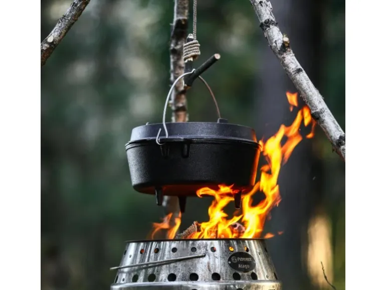 Petromax Dutch Oven FT1 Schwarz mit Standfüßen ca. 1,1 l