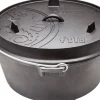 Petromax Dutch Oven FT18 Schwarz mit Standfüßen ca. 17,3 l