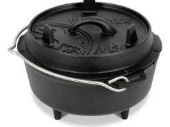 Petromax Dutch Oven FT3 Schwarz mit planem Boden 1,6 l