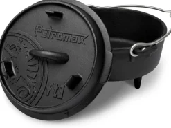 Petromax Dutch Oven FT3 Schwarz mit planem Boden 1,6 l