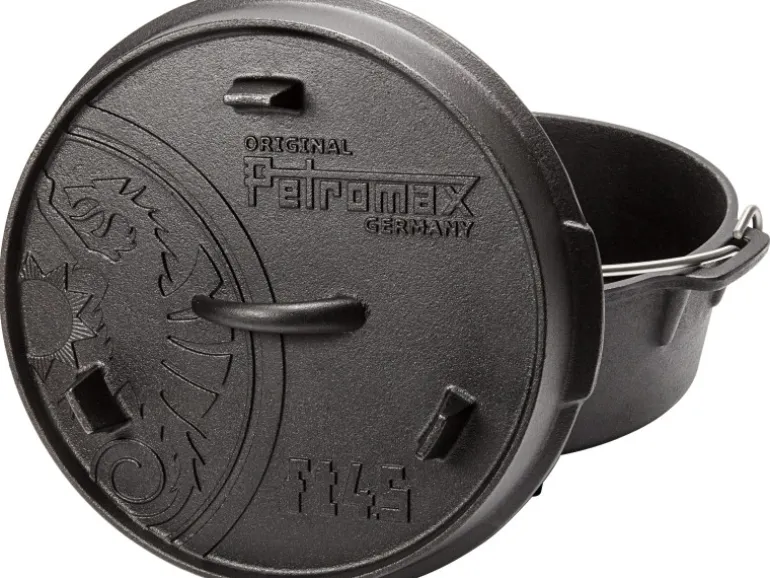 Petromax Dutch Oven FT4.5 Schwarz mit Standfüßen 3,5 l