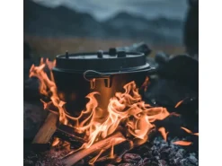 Petromax Dutch Oven FT18-T Schwarz mit planem Boden ca. 17,3 l