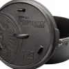 Petromax Dutch Oven FT9-T Schwarz mit planem Boden 7,5 l Ø 23,9 cm