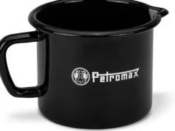 Petromax Emaille Milchtopf Schwarz 1 L