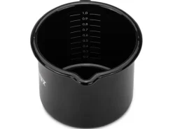 Petromax Emaille Milchtopf Schwarz 1 L