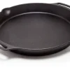 Petromax Feuerpfanne FP40H-T Schwarz mit 2 Henkeln Gusseisen Ø 40 cm