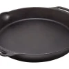 Petromax Feuerpfanne FP35H-T Schwarz mit 2 Henkeln Gusseisen Ø 35 cm