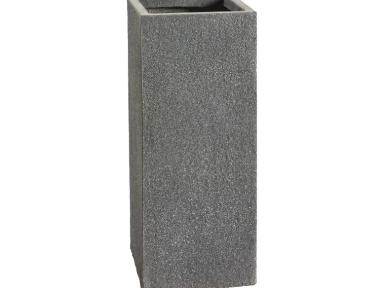 Pflanztopf 26 cm x 26 cm x 60,5 cm Anthrazit