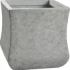 Pflanztopf  24 cm x 24 cm x 24 cm Grau