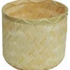Pflanztopf aus Bambus Ø 27 cm x 25,5 cm Natur