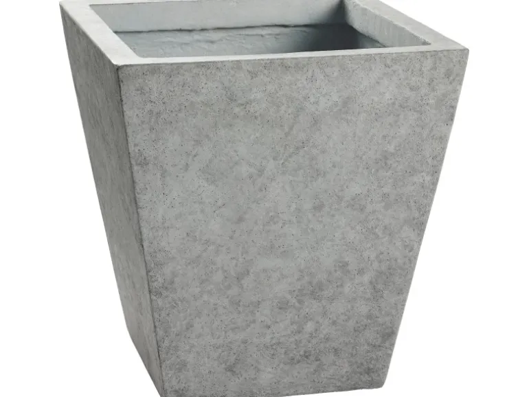 Pflanztopf La Rochelle 30 cm x 27 cm x 27 cm Dunkelgrau