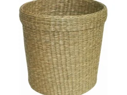Pflanztopf Seegras mit PET-Einsatz Ø 25,5 cm x 24 cm Hellbraun