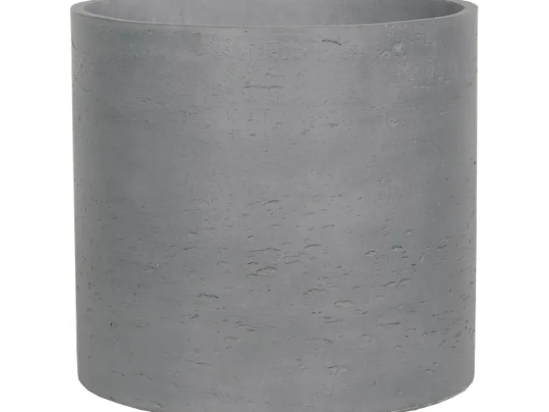Pflanztopf Zylinder Ø 39,5 cm x 39,5 cm Dunkelgrau