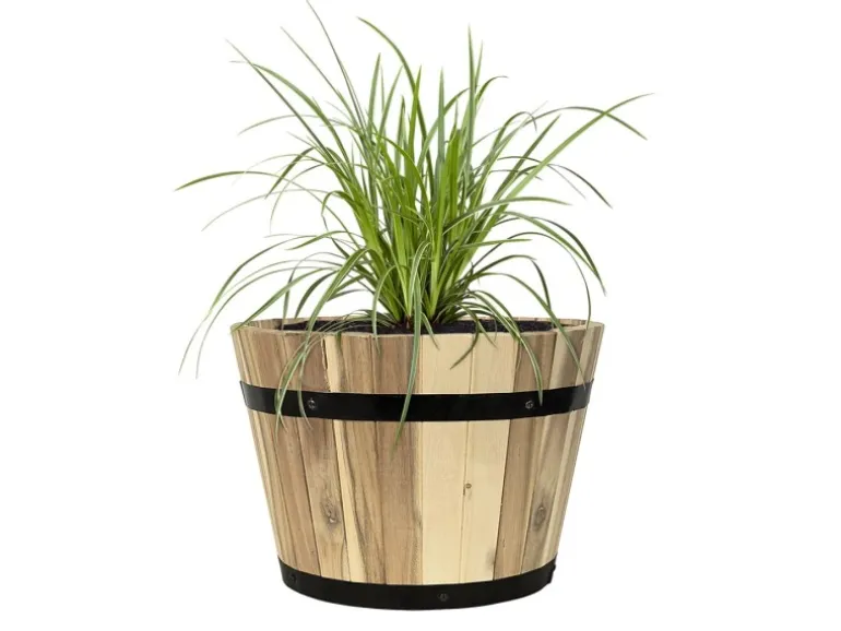 Pflanzwerk® Pflanzkübel Cup - Akazien Holz - Ø 55 cm x Höhe 38 cm