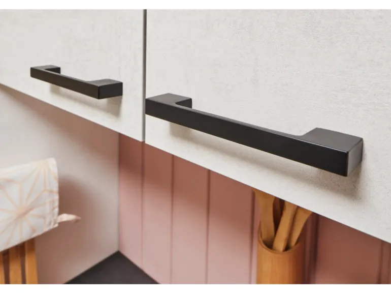 pino Küchenzeile 180 cm Beton Weißgrau Anschlag rechts 1 Geräteschrank