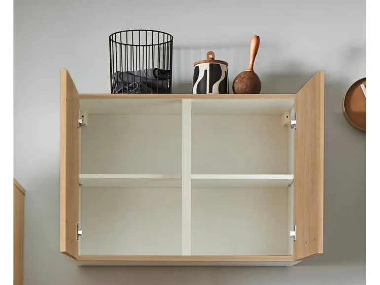 pino Küchenzeile 250 cm Eiche Aviva Anschlag rechts 1 Geräteschrank