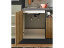 pino Küchenzeile 300 cm Evoke Eiche Anschlag rechts 1 Geräte-. 1 Seitenschrank
