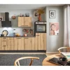 pino Küchenzeile 280 cm Evoke Eiche Anschlag rechts 1 Geräteschrank