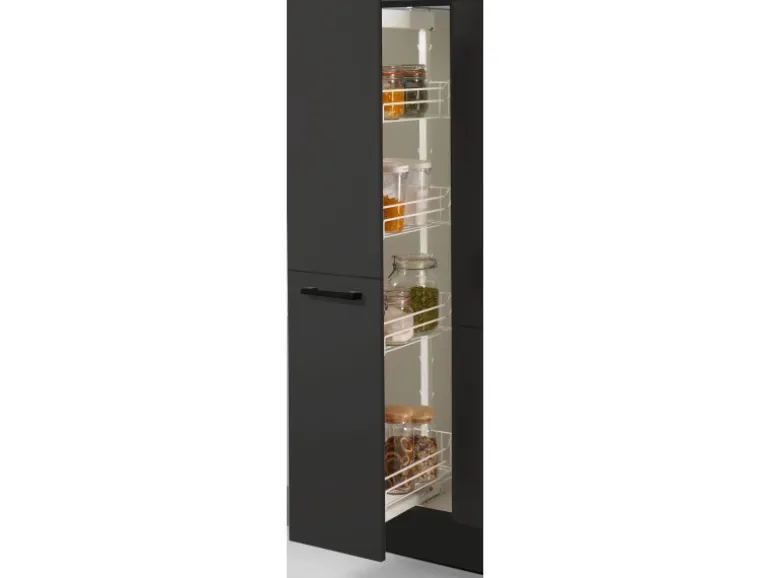 pino Küchenzeile 270 cm Grafit Anschlag rechts 1 Geräteschrank