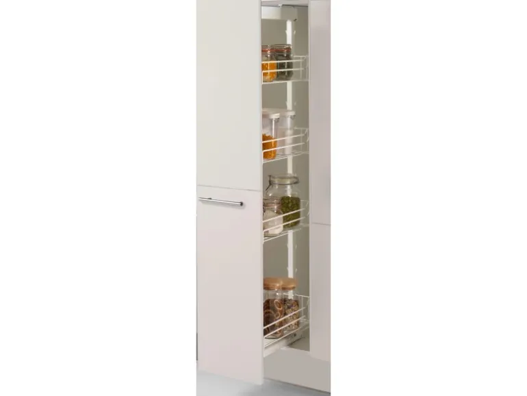 pino Küchenzeile 250 cm Kaschmirgrau Anschlag links 1 Geräteschrank