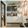 pino Küchenzeile 180 cm Lichtgrau Anschlag rechts 1 Geräteschrank