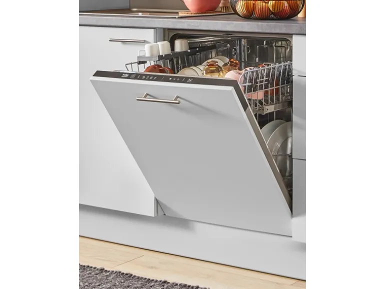 pino Küchenzeile 260 cm Lichtgrau Anschlag links 1 Geräteschrank