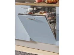 pino Küchenzeile 250 cm Pastellblau Anschlag links 1 Geräteschrank