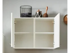 pino Küchenzeile 250 cm Weiß Anschlag links 1 Geräteschrank