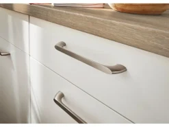 pino Küchenzeile 160 cm Weiß Anschlag rechts
