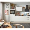 pino Küchenzeile 280 cm Weiß Anschlag links 1 Geräteschrank