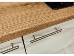 pino Küchenzeile 180 cm Weiß Anschlag rechts 1 Geräteschrank
