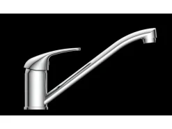 pino Küchenzeile 350 cm Weiß matt Anschlag links 1 Geräte-, 1 Apothekerschrank