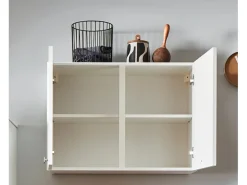 pino Küchenzeile 280 cm Weiß matt Anschlag rechts 1 Geräteschrank