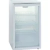 PKM Glastür-Kühlschrank GKS102 Weiß EEK: F