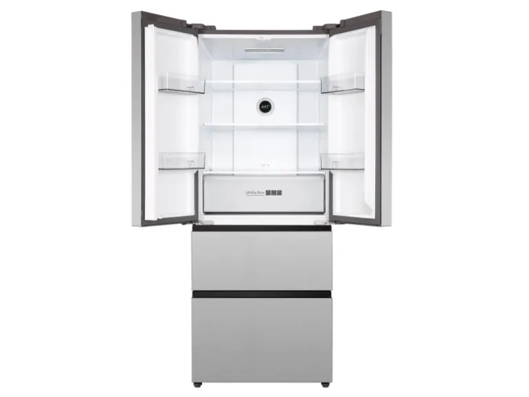 PKM Kühl-Gefrierkombination French-Door FD403ENFDIX Silber