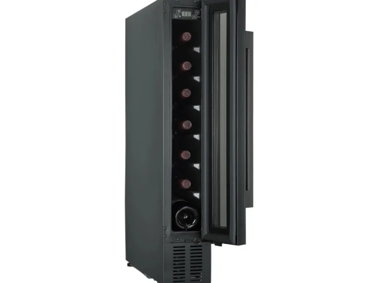 PKM Weintemperierschrank UWTS20-7G Schwarz