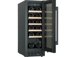 PKM Weintemperierschrank UWTS56-20G Schwarz