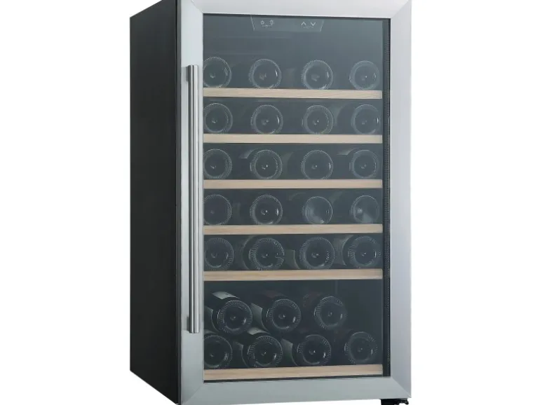 PKM Weintemperierschrank WKS52-2 Silber