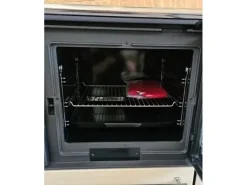 Plamen Küchenofen Holzherd 850 Glas Creme Rechte Version und 8 kW