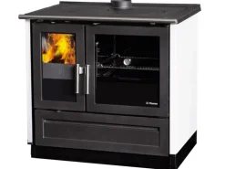 Plamen Küchenofen Holzherd Modell 910 Weiß mit 9 kW