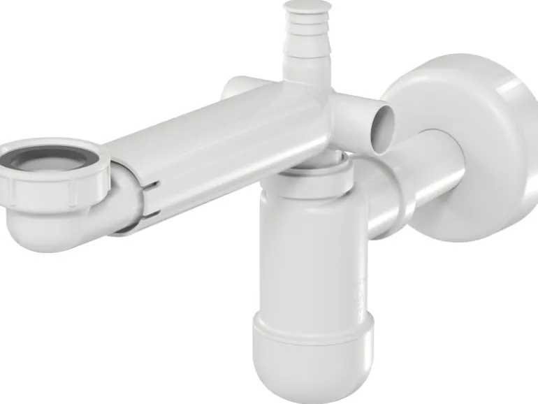 Prevex Preloc Raumspar-Siphon Ø 32 mm Weiß