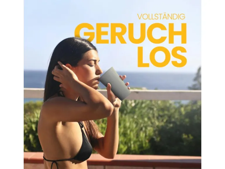 ProHome Becher Kunststoff Grau 0,4 Liter 16er Pack