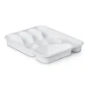 ProHome Besteckkasten 33,5 x 26 x 4,5 cm Weiß
