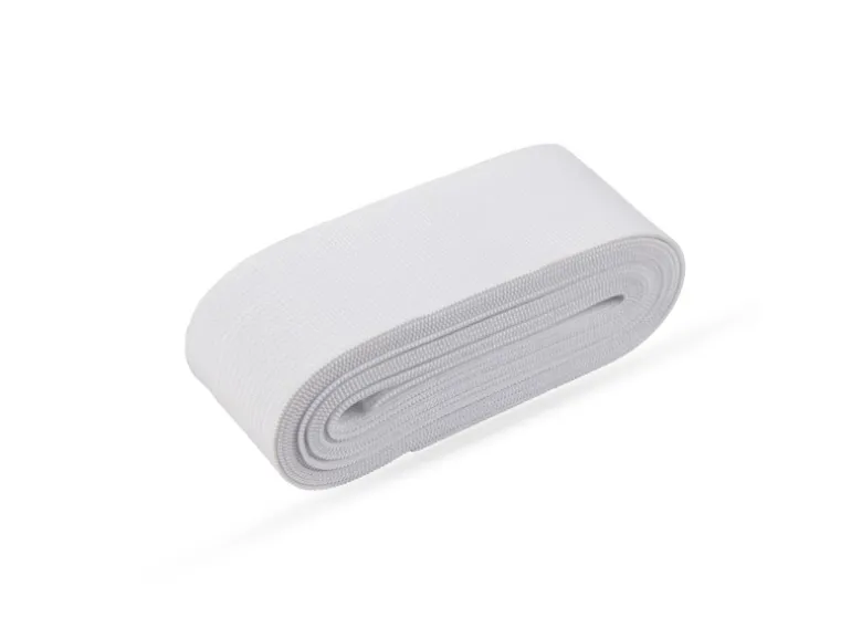 ProHome Gummiband 2,5 m x 3,5 cm Weiß