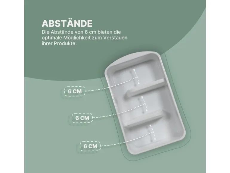ProHome Küchenorganizer Gewürze & Tüten Weiß 2er Pack