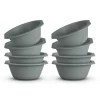 ProHome Kunststoff Schüssel BPA Frei 1,55 x 6 cm Grün 8er Pack