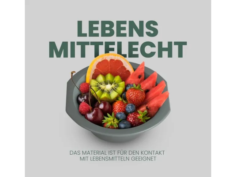 ProHome Kunststoff Schüssel BPA Frei 1,55 x 6 cm Grün 4er Pack