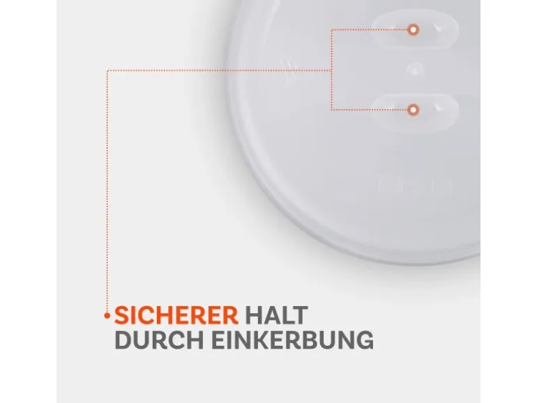 ProHome Mikrowellenabdeckhaube Transparent 26 x 7 cm