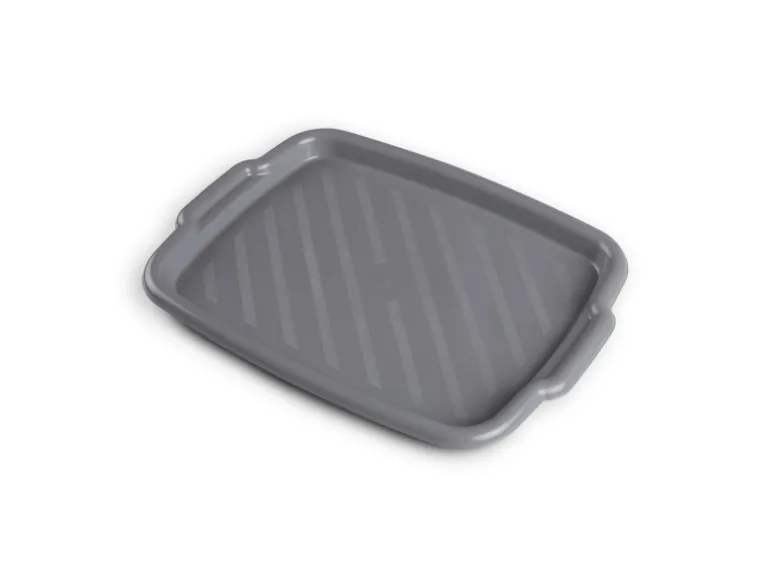ProHome Serviertablett Anthrazit 45 x 33 x 3 cm