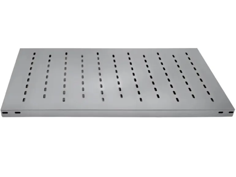 PROREGAL Edelstahlregal Stecksystem T-Profil HxBxT 175 x 100 x 60 cm 4 Ebenen Geschlitzter Fachboden Fachlast 150 kg Edelstahl Fachbodenregal
